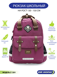 Школьный рюкзак DR.KONG Z 1201 для девочек на рост 130 - 150 см 1201 - фото 4973