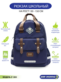Школьный рюкзак DR.KONG Z 1203 для девочек на рост 130 - 150 см 1203 - фото 4989