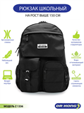 Школьный рюкзак DR.KONG Z 1336 на рост выше 150 см 1336 - фото 5320